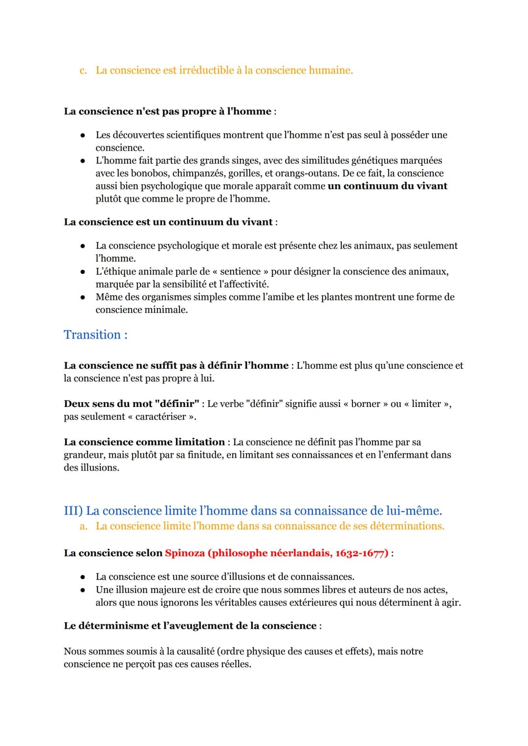 # La conscience :
(Séquence 1, partie 1)
## Introduction :
La notion de « conscience » apparait fréquemment dans la langue française et e
