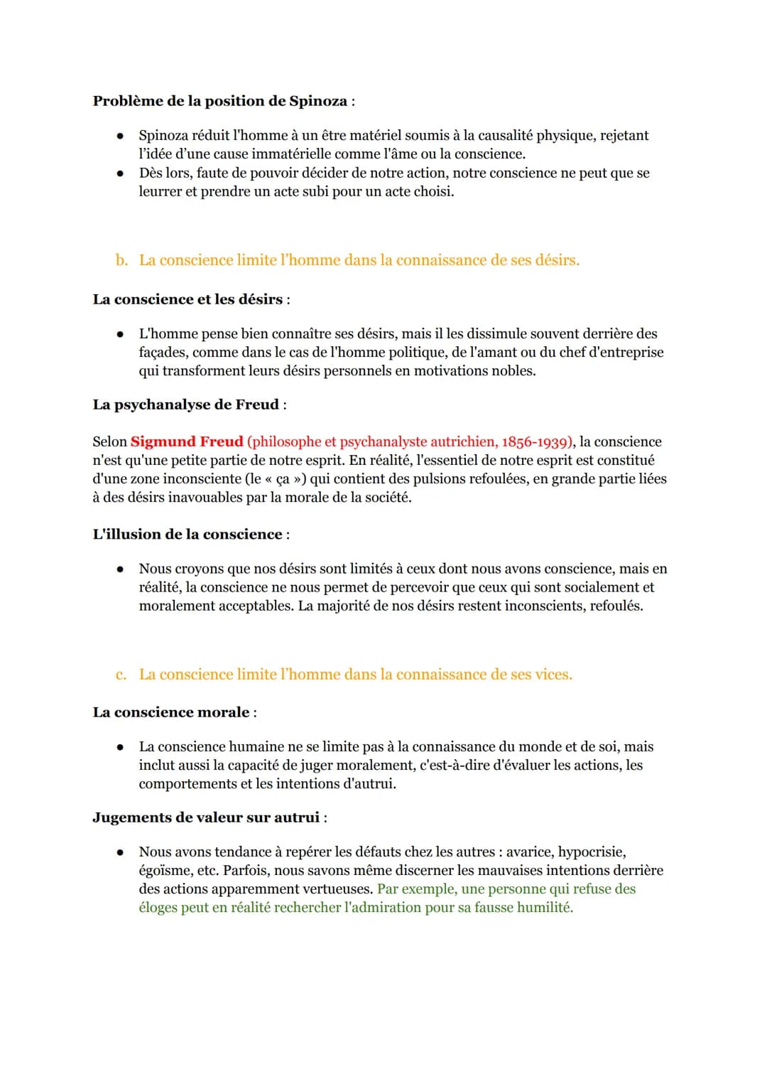 # La conscience :
(Séquence 1, partie 1)
## Introduction :
La notion de « conscience » apparait fréquemment dans la langue française et e