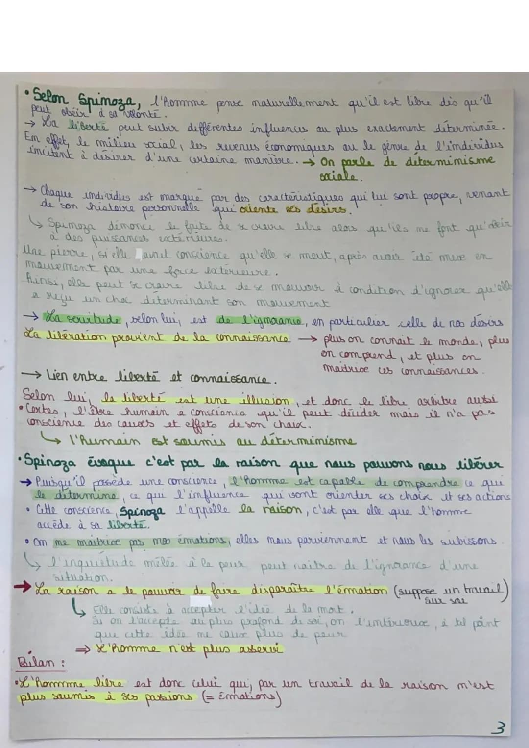 # La liberté
• La liberté est habituellement comprise
comme le possibilité de faire e que
l'on veut sans suber d'entraves
→ L'homme se bat