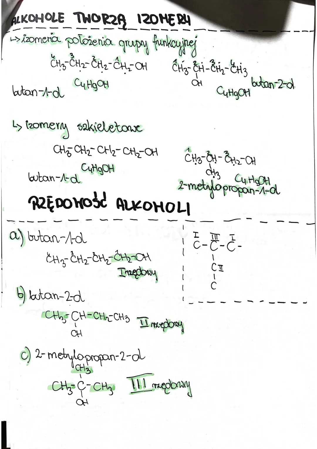 ALKOHOLE
H
HONOHYDROKSULONE
- węglowodany
HO
R-OH
Λ.
↑
A wodorotlenose
grupa alkilowa ufarckeylona
CnH2n+A SZEREG HOMOLOGICZNY ALKOHOLI MONO