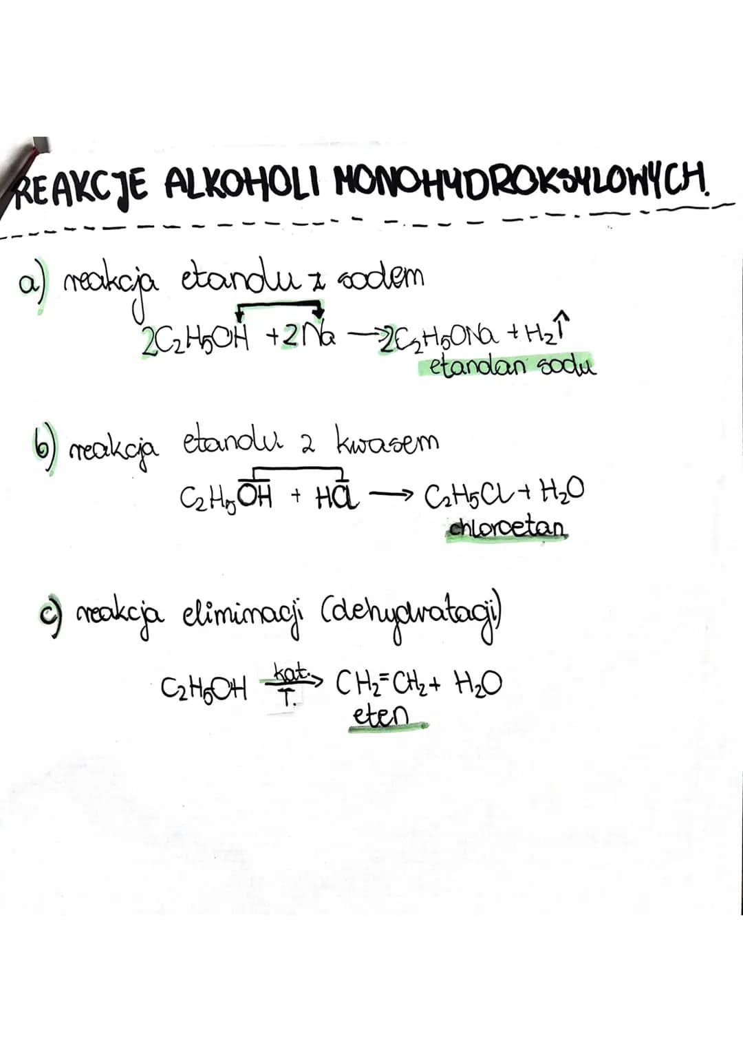 ALKOHOLE
H
HONOHYDROKSULONE
- węglowodany
HO
R-OH
Λ.
↑
A wodorotlenose
grupa alkilowa ufarckeylona
CnH2n+A SZEREG HOMOLOGICZNY ALKOHOLI MONO
