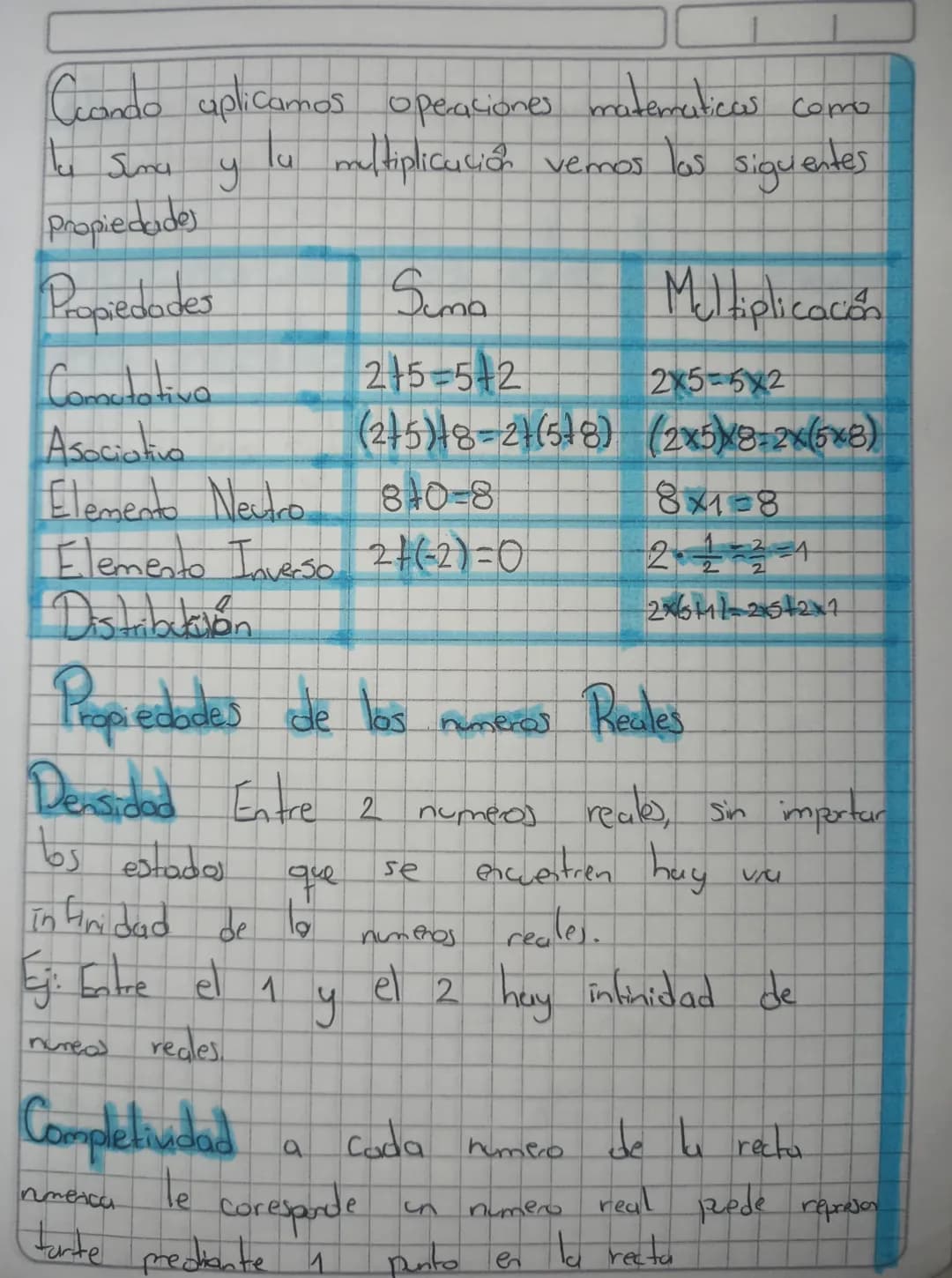 07103124
# Numeros Reales: (R)
Esta formado por la vien del conjunto de
os numeros racionales es con el Conjunto de los
numeros iracionales,