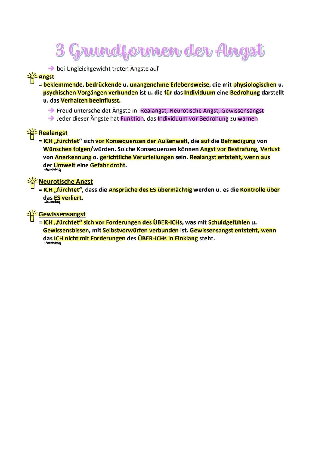 # Die Psychoanalse
Einleitung:
Sigmund Freund = Begründer der Psychoanalyse, welche die 3 Grundannahmen der
psychoanalytischen Theorie, das