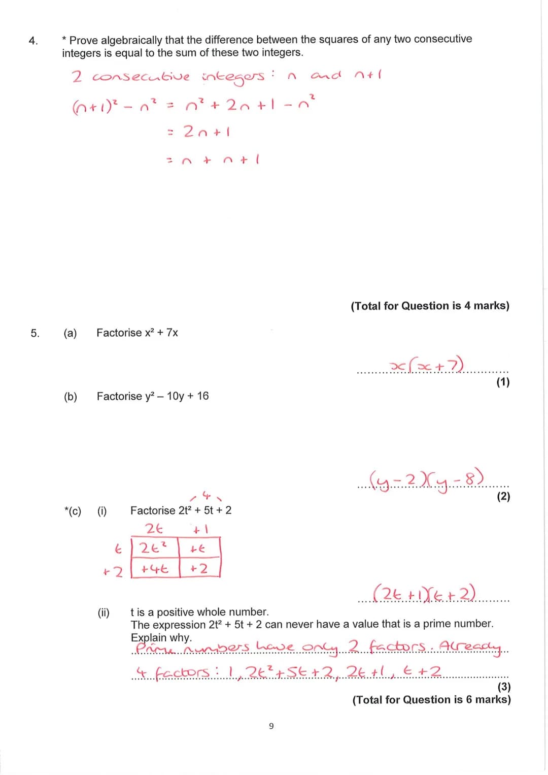 GCSE MATHEMATICS
Aiming for Grade 9
REVISION BOOKLET
Exam Dates:
Pizi
MATHS
Name:
Worked solutions Contents
Number:
Surds
Algebra