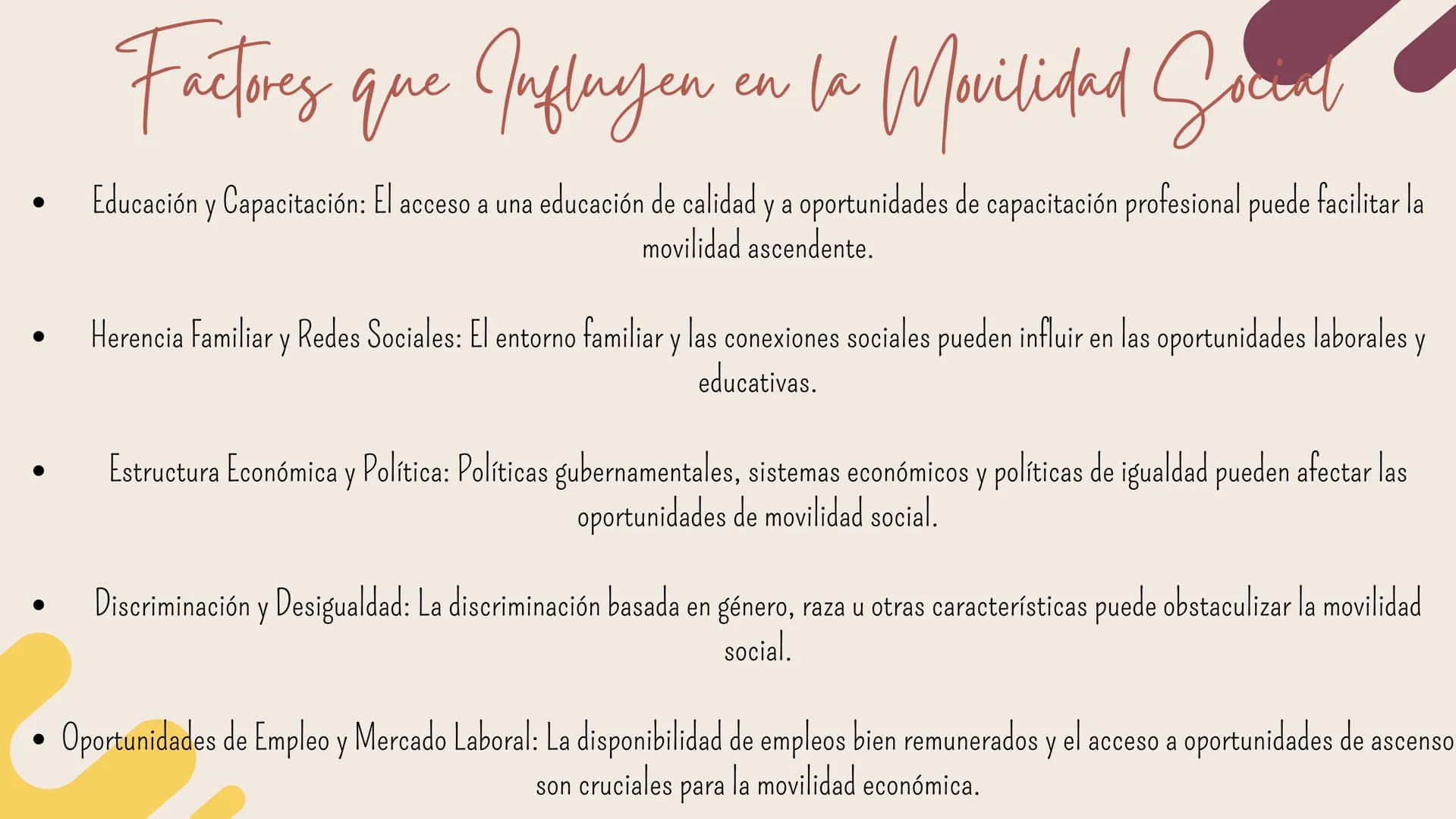 # Movilidad Social ¿Qué es la Movilidad Social!
La movilidad social se refiere al movimiento de individuos o grupos de
una posición social