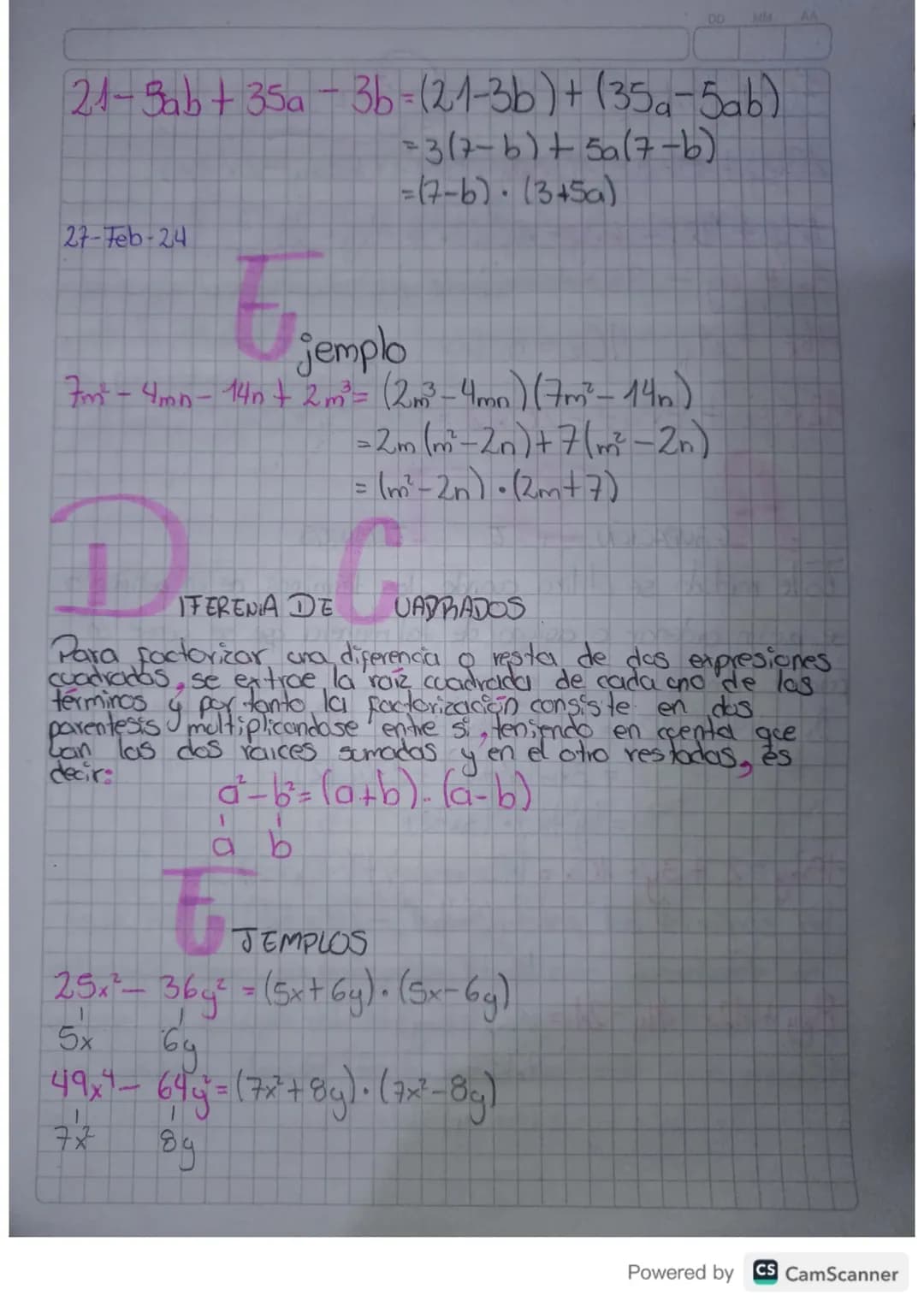 = 11-8
= 88
n. $\frac{\sqrt{49}}{\sqrt{81}} = \frac{\sqrt{49}}{\sqrt{81}} = \frac{7}{9}$
Expresiones Algebraicos
Una expresión algebraica