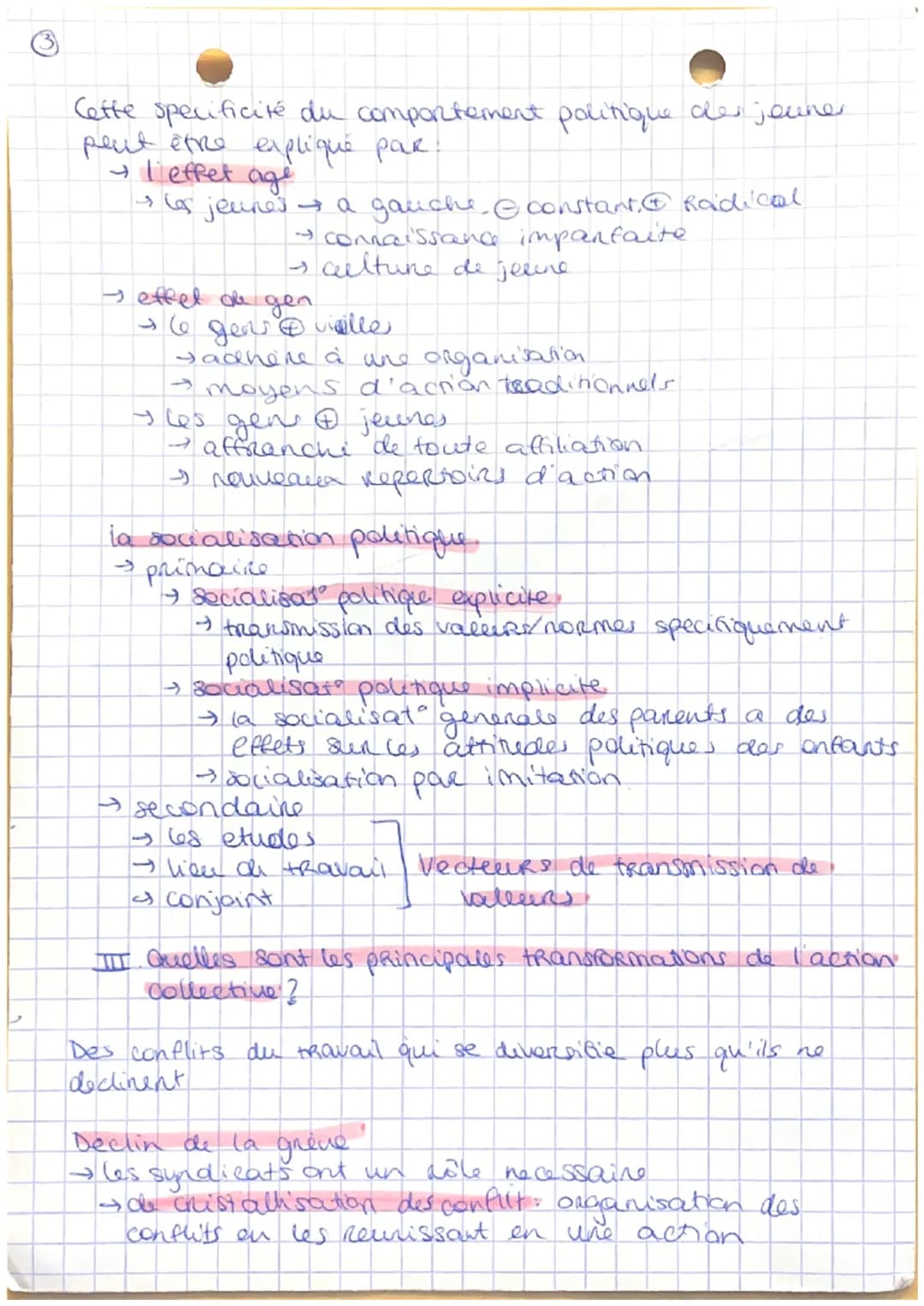 SES Chapitre 3
I. Comment et pourquoi s'engage-t-on?
La participation politiquel ensemble des activités qui visent à
influencer la selecti