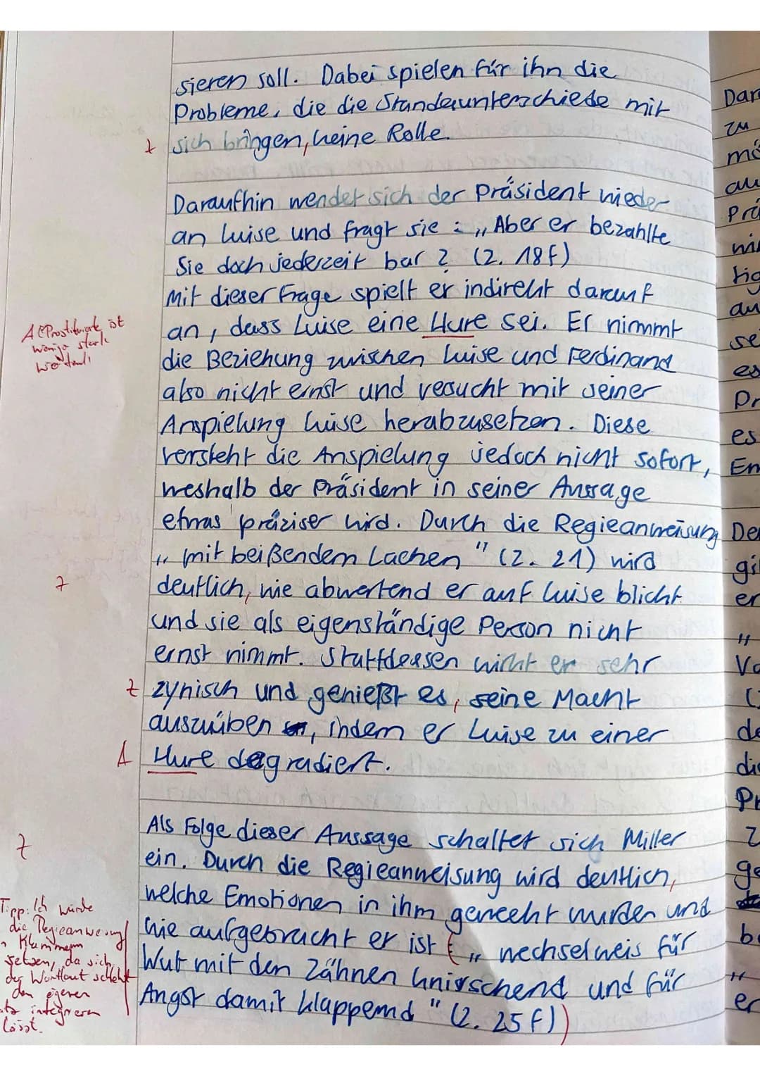 Klassenarbeit 2:
Das bürgerliche Trauerspiel, Kabale und Liebe" von
Friedrich Schiller, welches 1784 zum Enten Mal
aufgeführt wurde, themat
