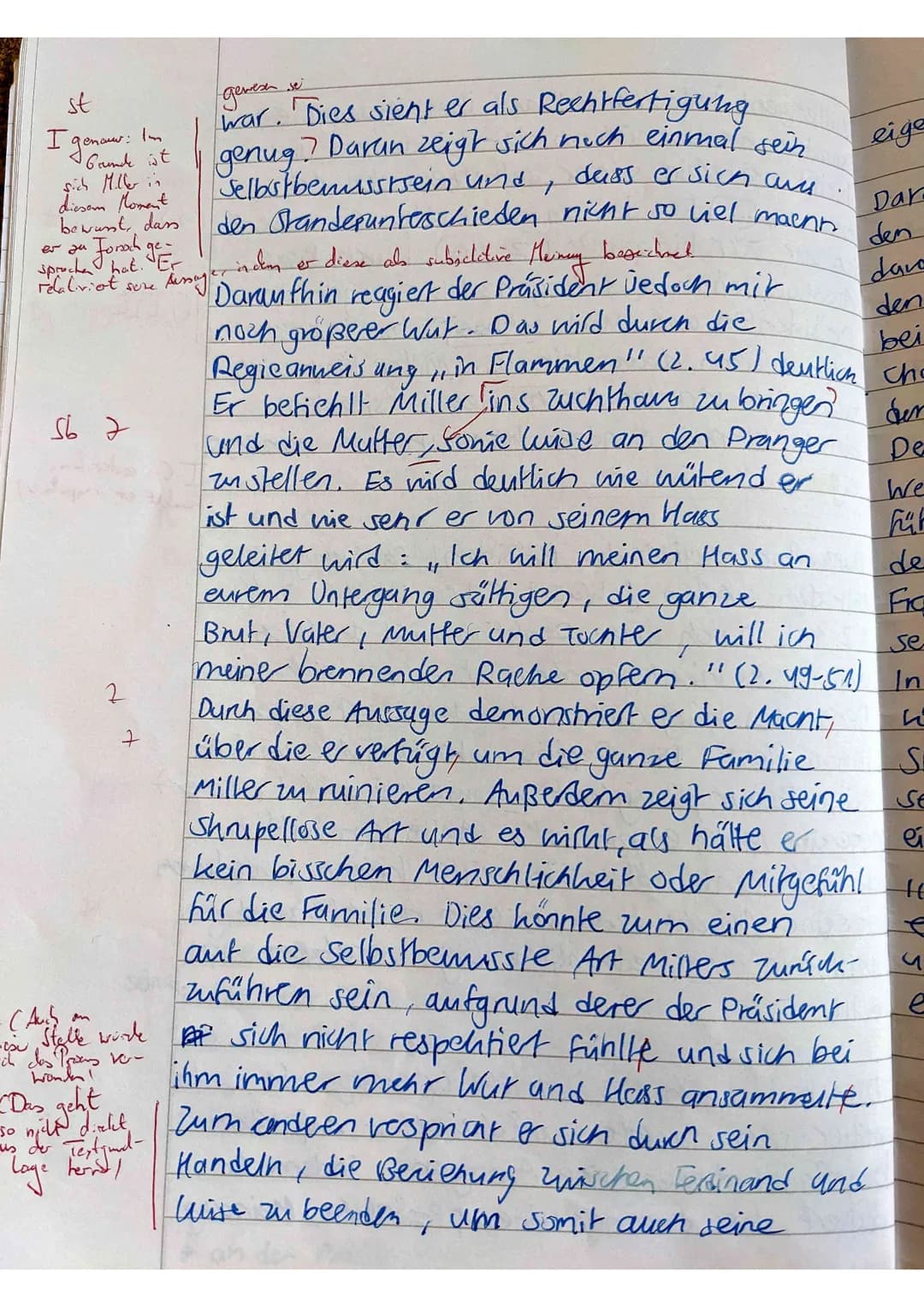 Klassenarbeit 2:
Das bürgerliche Trauerspiel, Kabale und Liebe" von
Friedrich Schiller, welches 1784 zum Enten Mal
aufgeführt wurde, themat