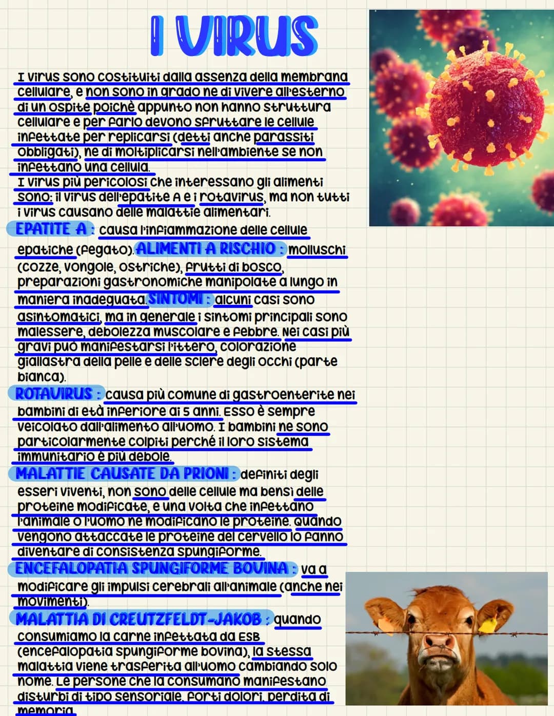 # I VIRUS
I virus sono costituiti dalla assenza della membrana
cellulare, e non sono in grado ne di vivere all'esterno
di un ospite poichè
