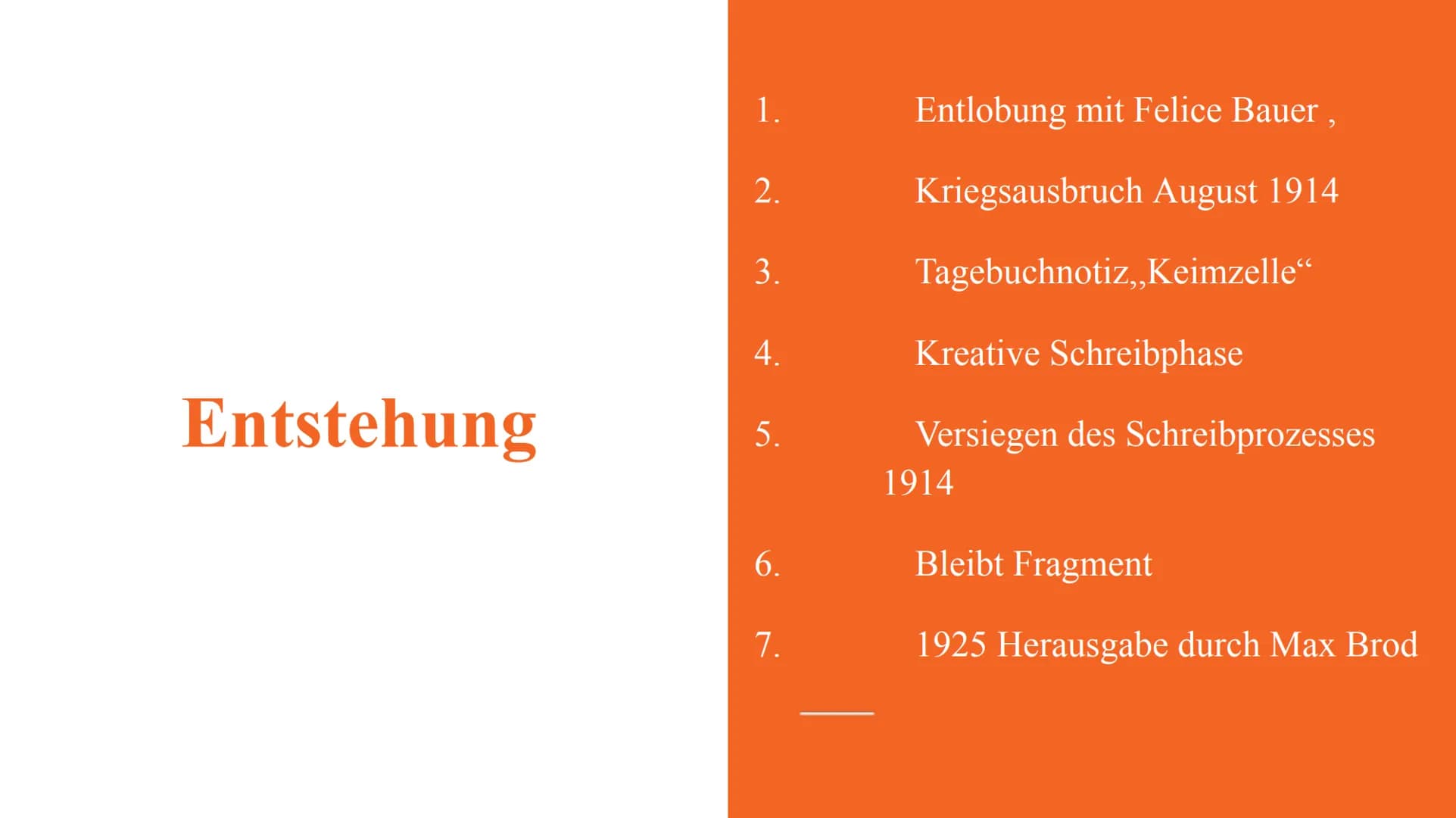 # Der Prozess
DER PROCESS
NACH FRANZ KAFKA
KAFKA - WORTELIER - MAIRWITZ Allgemeines
Autor: Franz Kafka
Titel: Der Process/ Prozess/Proce