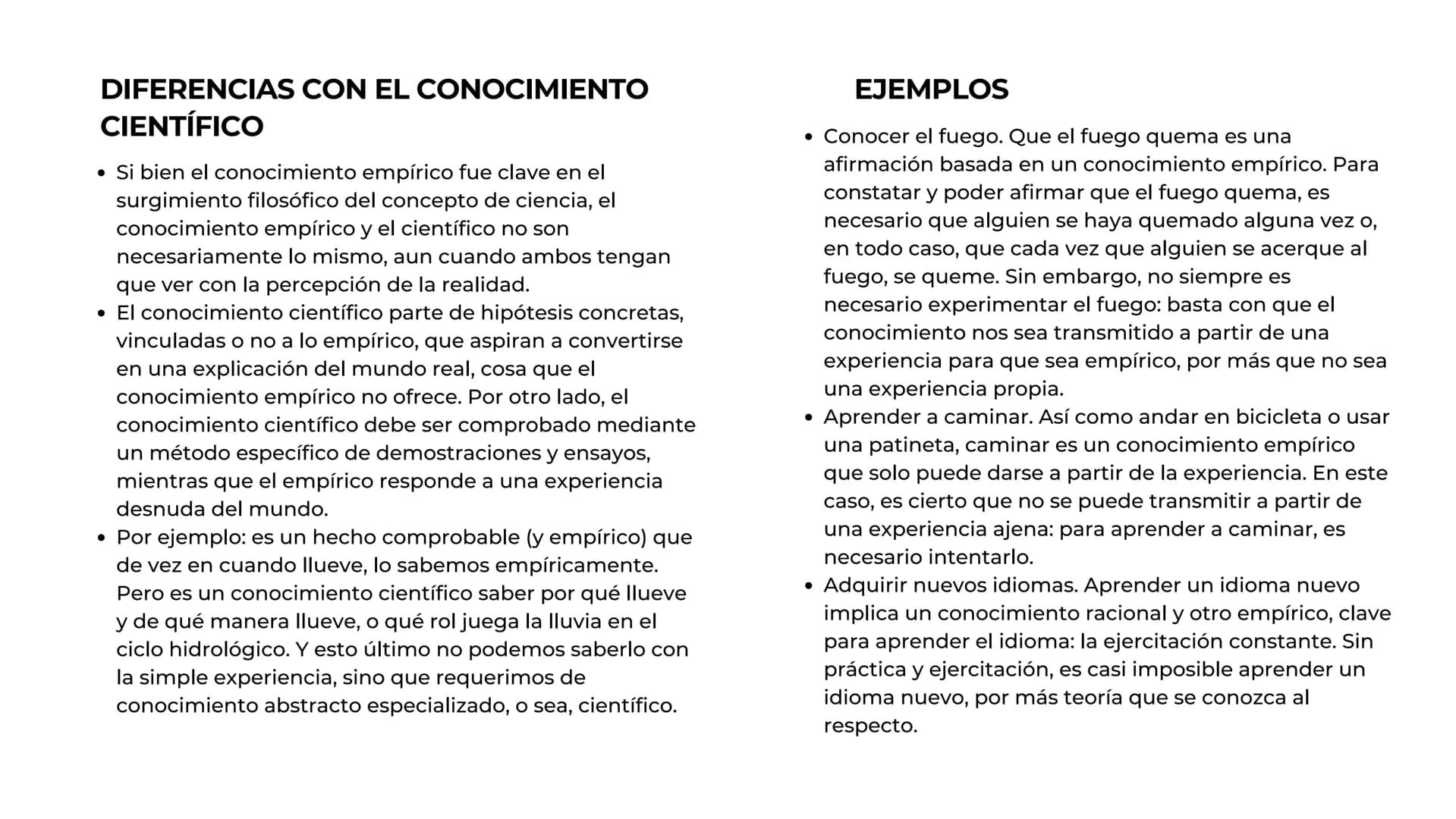 Conocimiento
empírico # ¿QUE ES?
El conocimiento empírico es el
conocimiento que se obtiene por medio de
la experiencia.
En términos filos