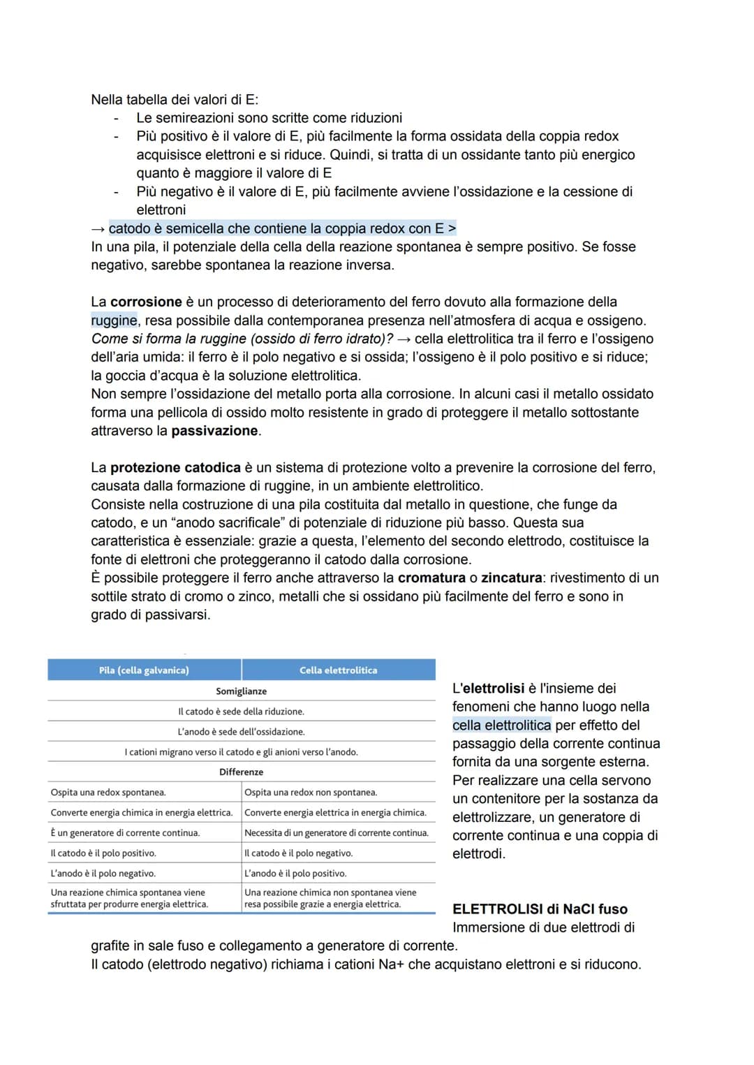 # ELETTROCHIMICA
Studia i fenomeni che avvengono in un sistema chimico al passaggio della corrente elettrica
e quelli che consentono ad un