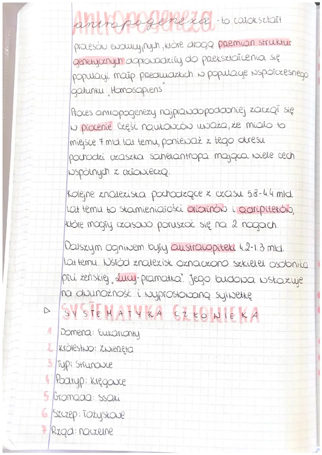 # antropogenexa to caloksetat
procesów ensucy,nych, które drogą premion struktur
genetycznych doprowadziły do prekształcenia się
populayi ma