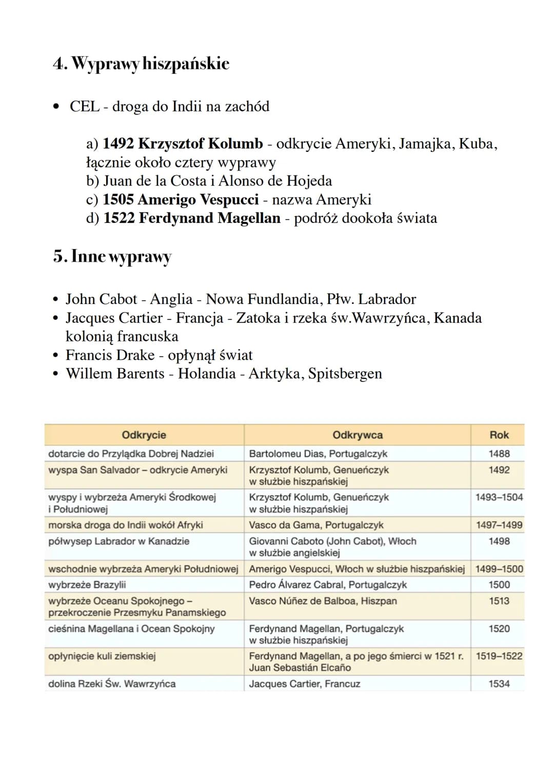 # WIELKIE ODKRYCIA GEOGRAFICZNE
Zagadnienia
1. Przyczyny wypraw
2. Uwarunkowania wypraw
3. Przebieg wypraw portugalskich
4. /-/hiszpańs