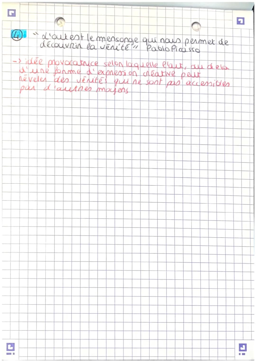 # L' ART FICHE PHILO NUMERO
INTRODUCTION
→L'ART mani peste le désin humain de créen
du beau
dep exacte: expression creative de la beaute