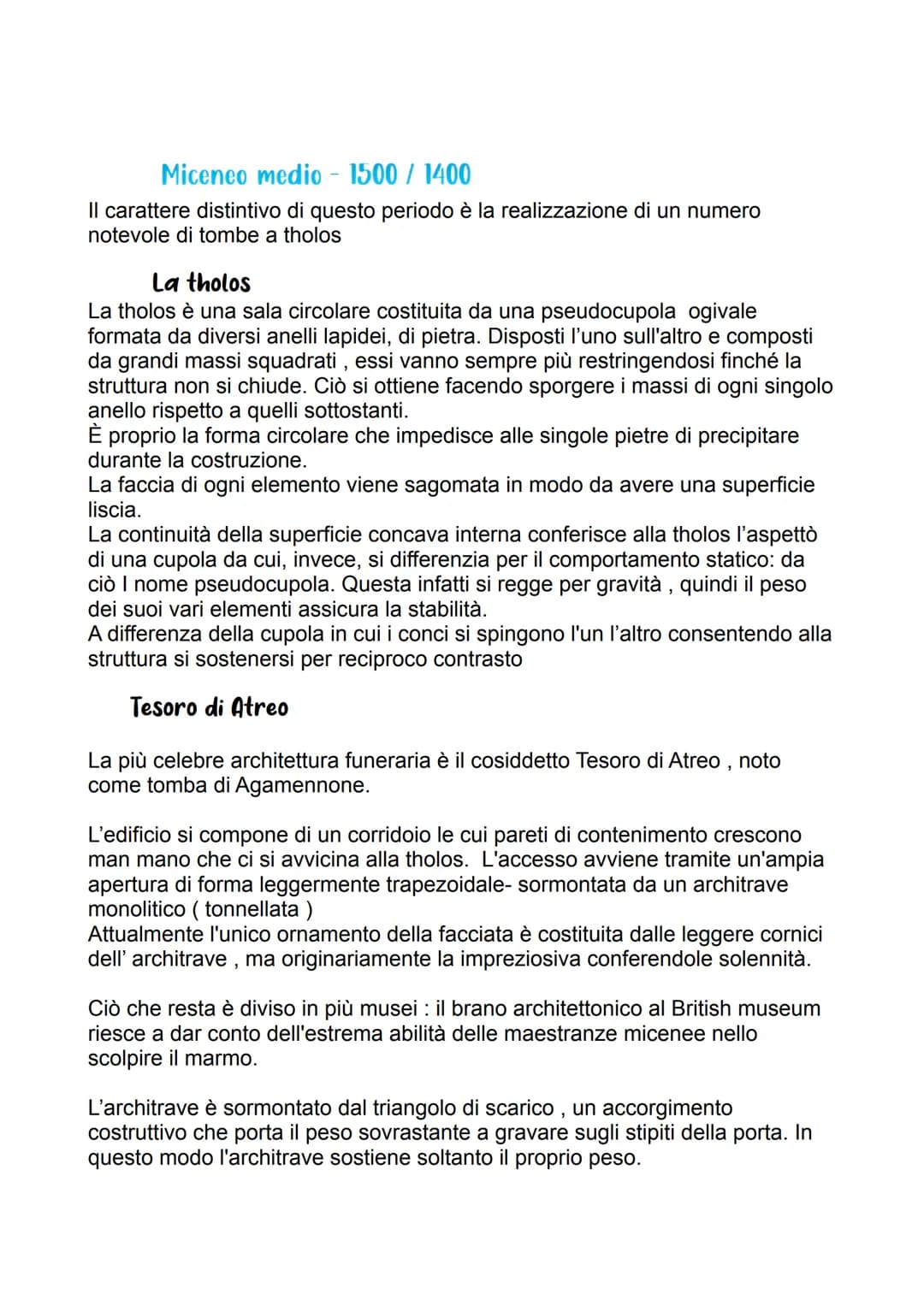# I micenei
La civiltà Micenea fu erede diretta è naturale di quella cretese.
Per studiare questa civiltà la dividiamo in 3 periodi :
- mi