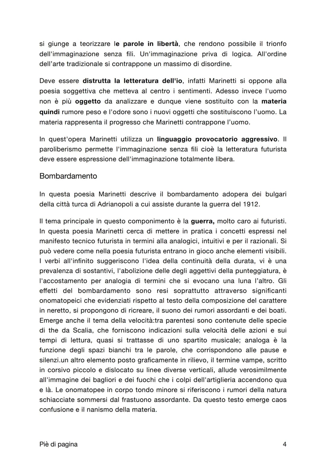 # Futurismo
Il Futurismo è un movimento artistico e culturale nato in Italia all'inizio del XX
secolo, precisamente nel 1909, con la pubbli