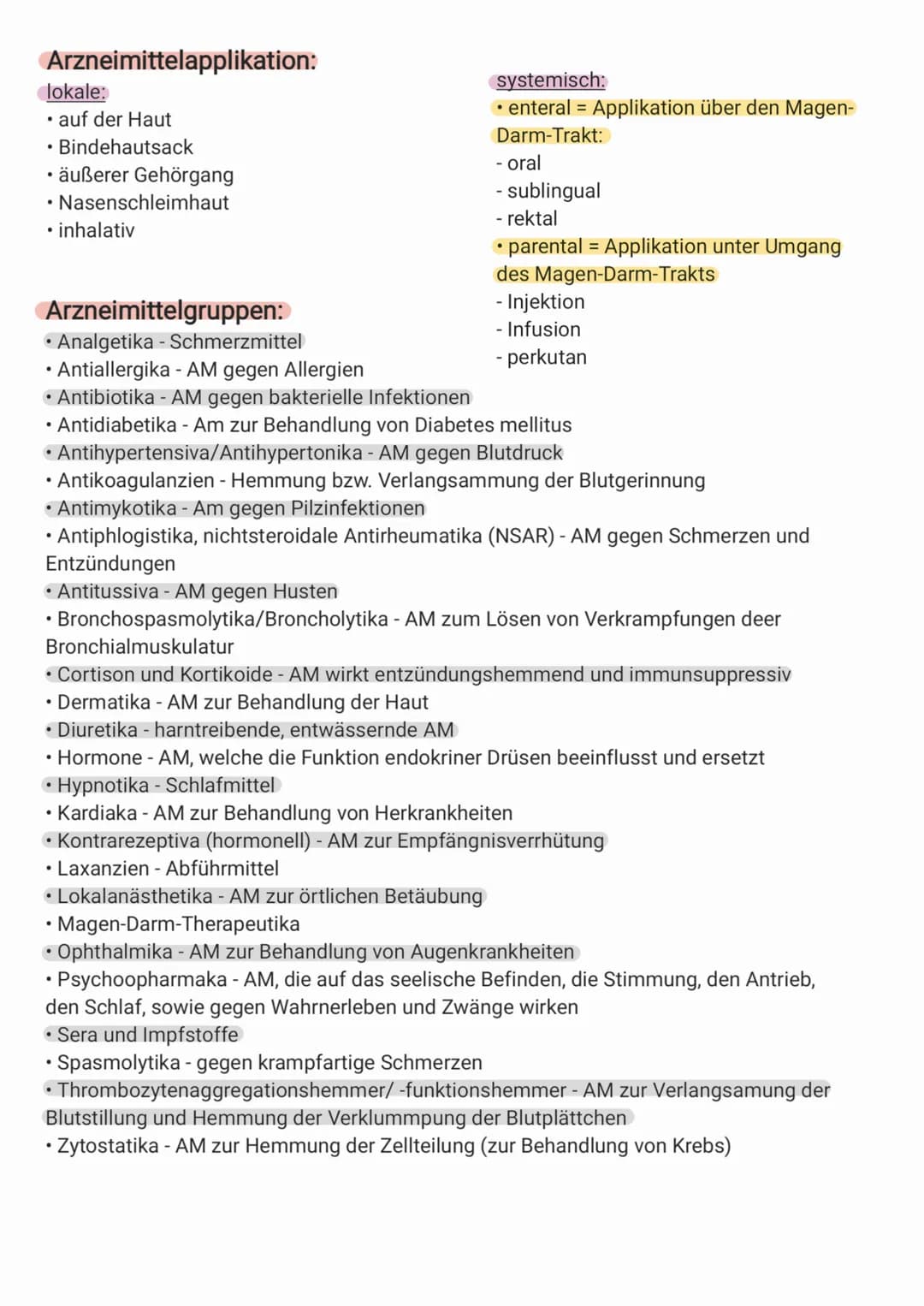 # Arzneimittel
Arzneimittelbegriff:
* Arzneimittel sind (zubereitete) Stoffe die ...
* -... zur Heilung, Verhütung, Linderung oder Erke