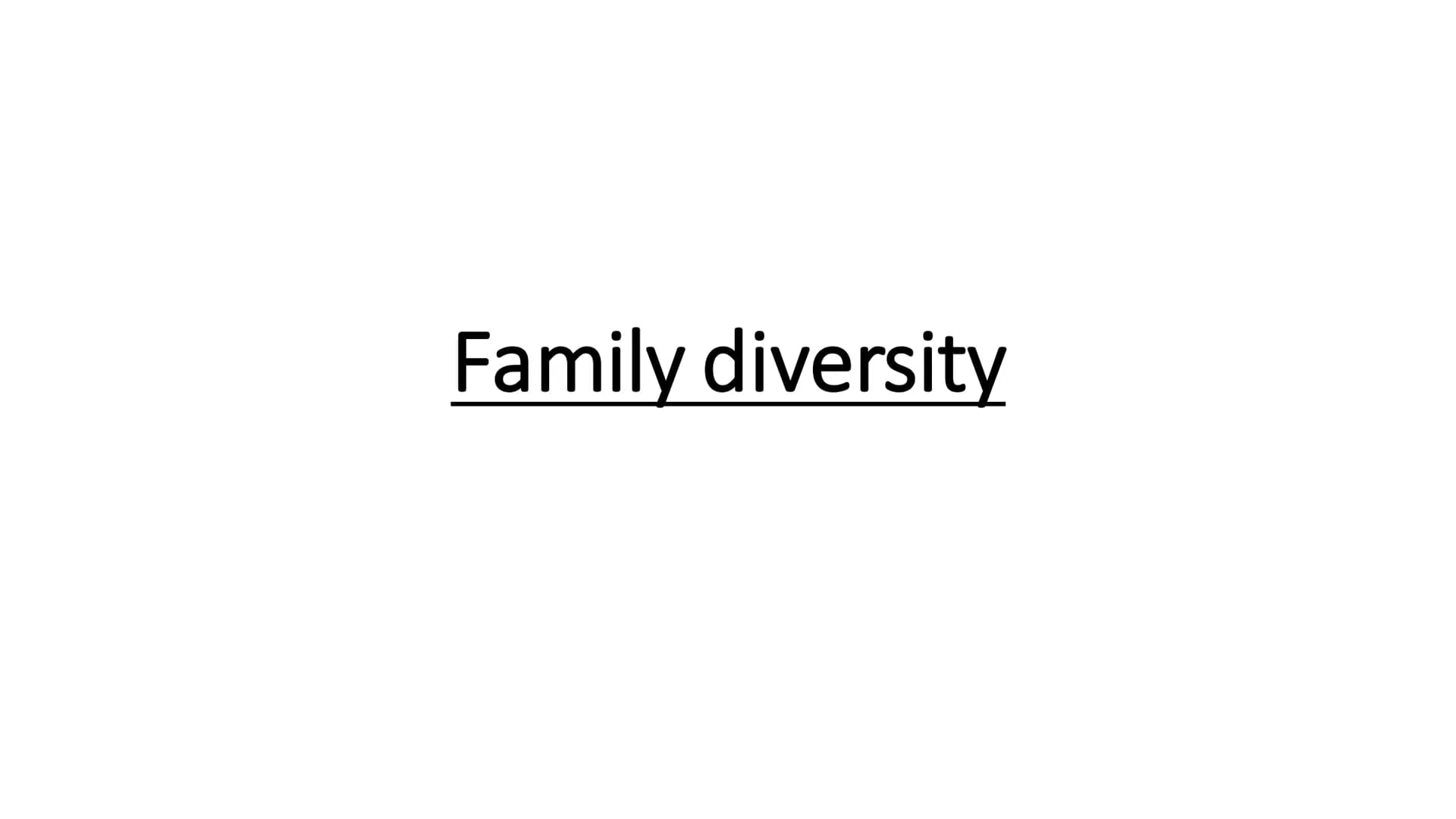 # Family diversity Parsons argues there's a functional fit between
the nuclear family and modern society.
- He sees this family as the best