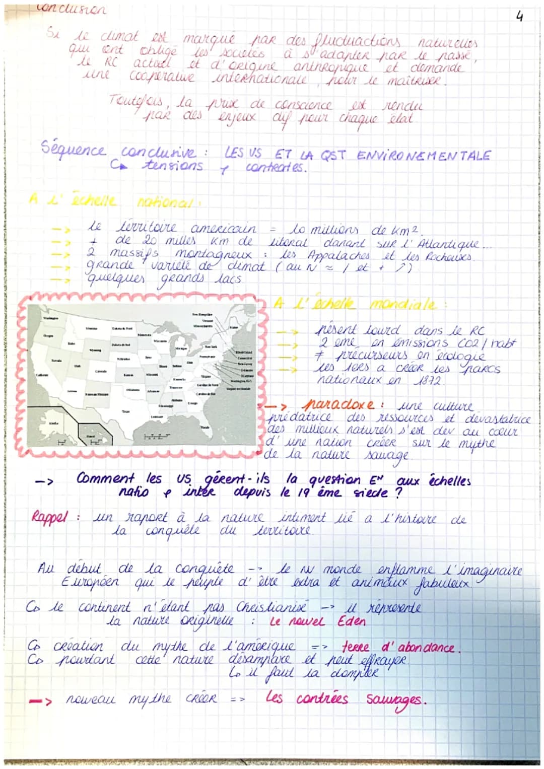 # 4
l'environnement
theme 5: l'environement, entre exploitation et protection
-> en quoi la relation entre, l'humanité et san E
est elle