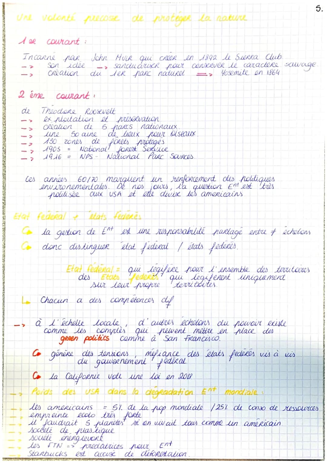 # 4
l'environnement
theme 5: l'environement, entre exploitation et protection
-> en quoi la relation entre, l'humanité et san E
est elle