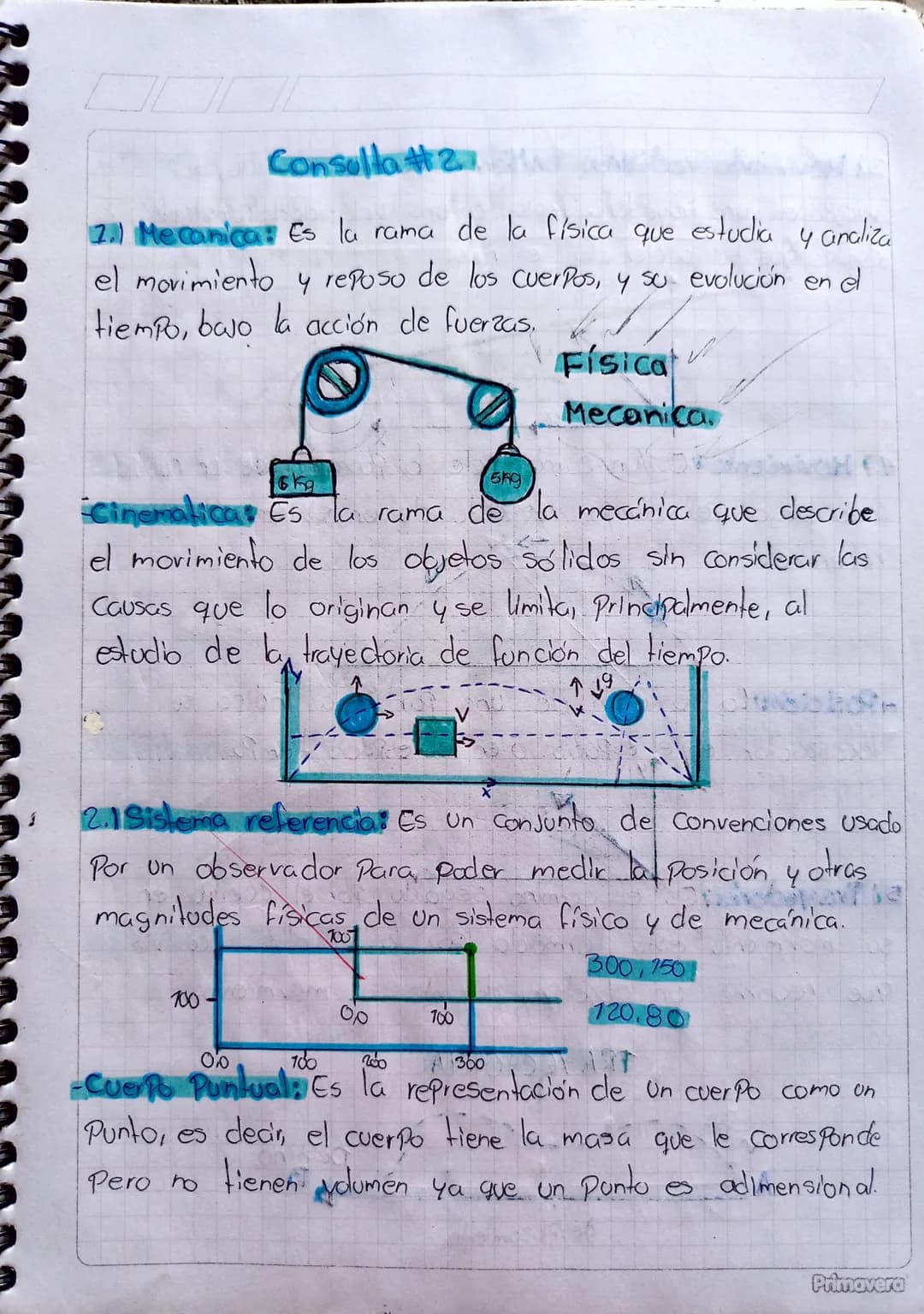 Consolla #2
2.) Mecanica: Es la rama de la física que estudia y analiza
el movimiento y reposo de los cuerpos, y su evolución en el
tiempo,