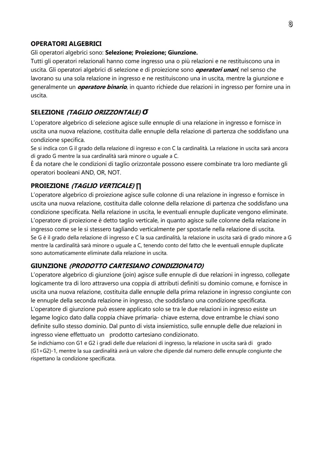 <h2>Progettazione Logica</h2>
<p>La fase di progettazione logica consiste nell'analisi delle informazioni riguardanti le entità, gli attrib