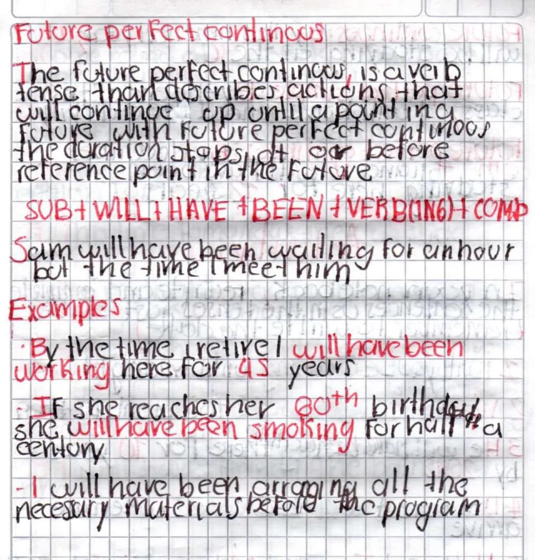 Future Tenses
Future continous
DD MM AA
15/04/200
It is used to express an ongoing or
continued action in Future
SOB + WILL BE + VERB(IN