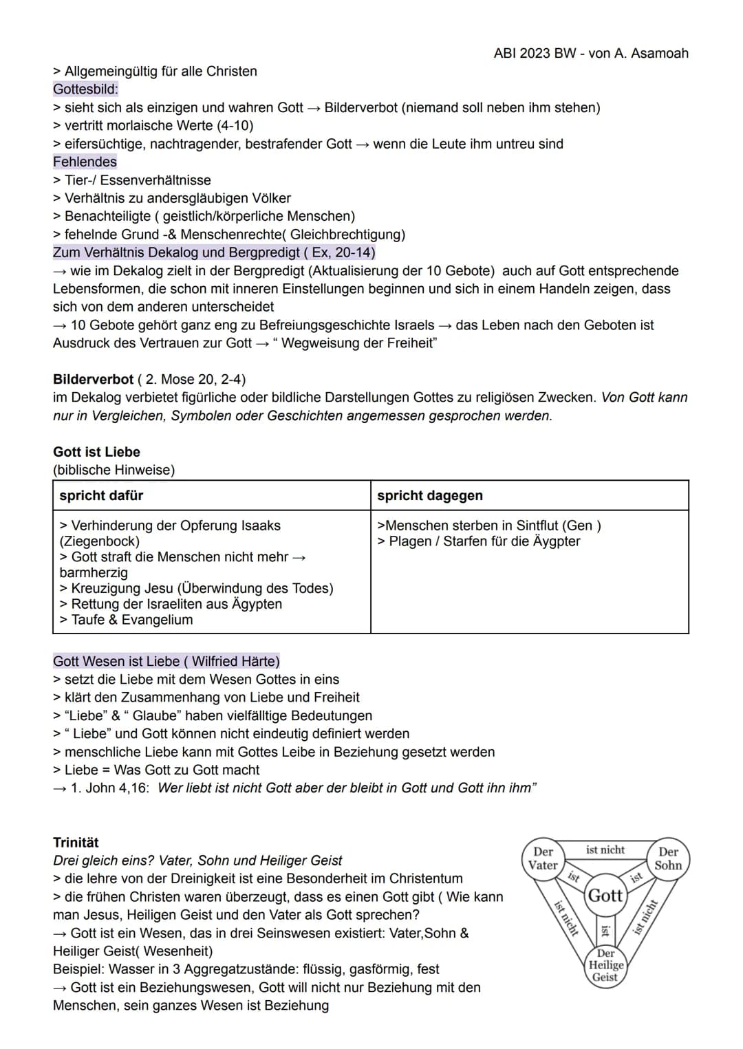 ABI 2023 BW - von A. Asamoah
RELIGION MÜNDLICHE PRÜFUNG -Lernzettel
KIRCHE
Aufgaben & Herausforderungen der Kirche
Diakonie (Dienste am N