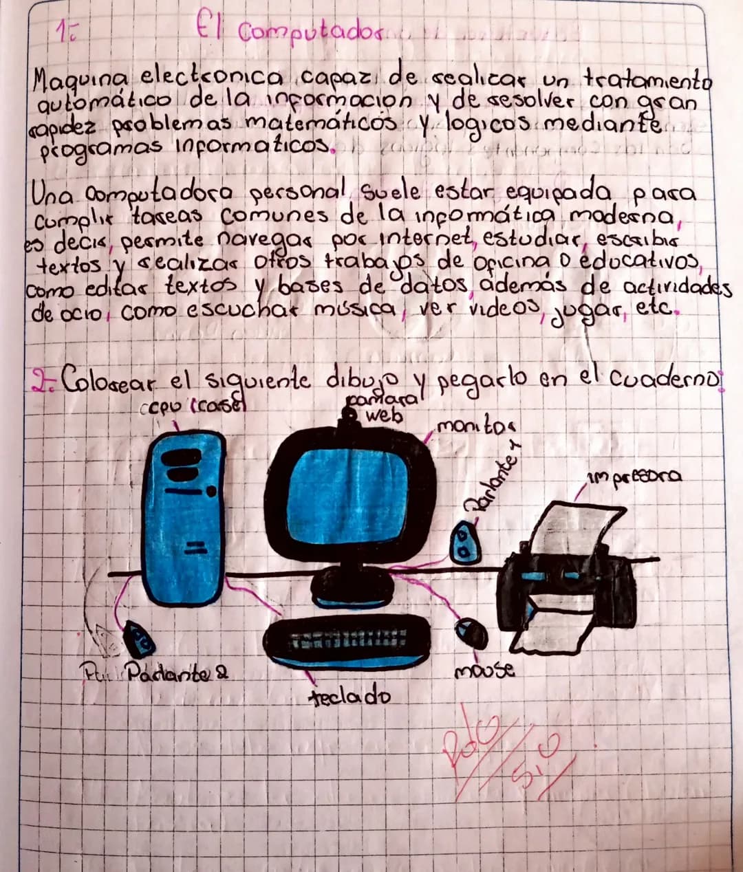 15
El Computador
Maquina electronica capaz de realizar un tratamiento
qutomático de la informacion y de resolver con gran
rapidez problema