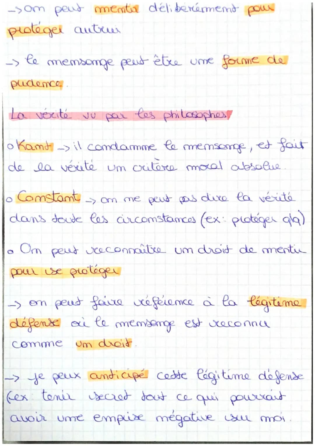 Philo : La vérité
La vérité : Est vrai, ce qui est comfoume
Là ce qui est. Elle s'oppose dome à la
fausseté
* de mensonge = comdammable