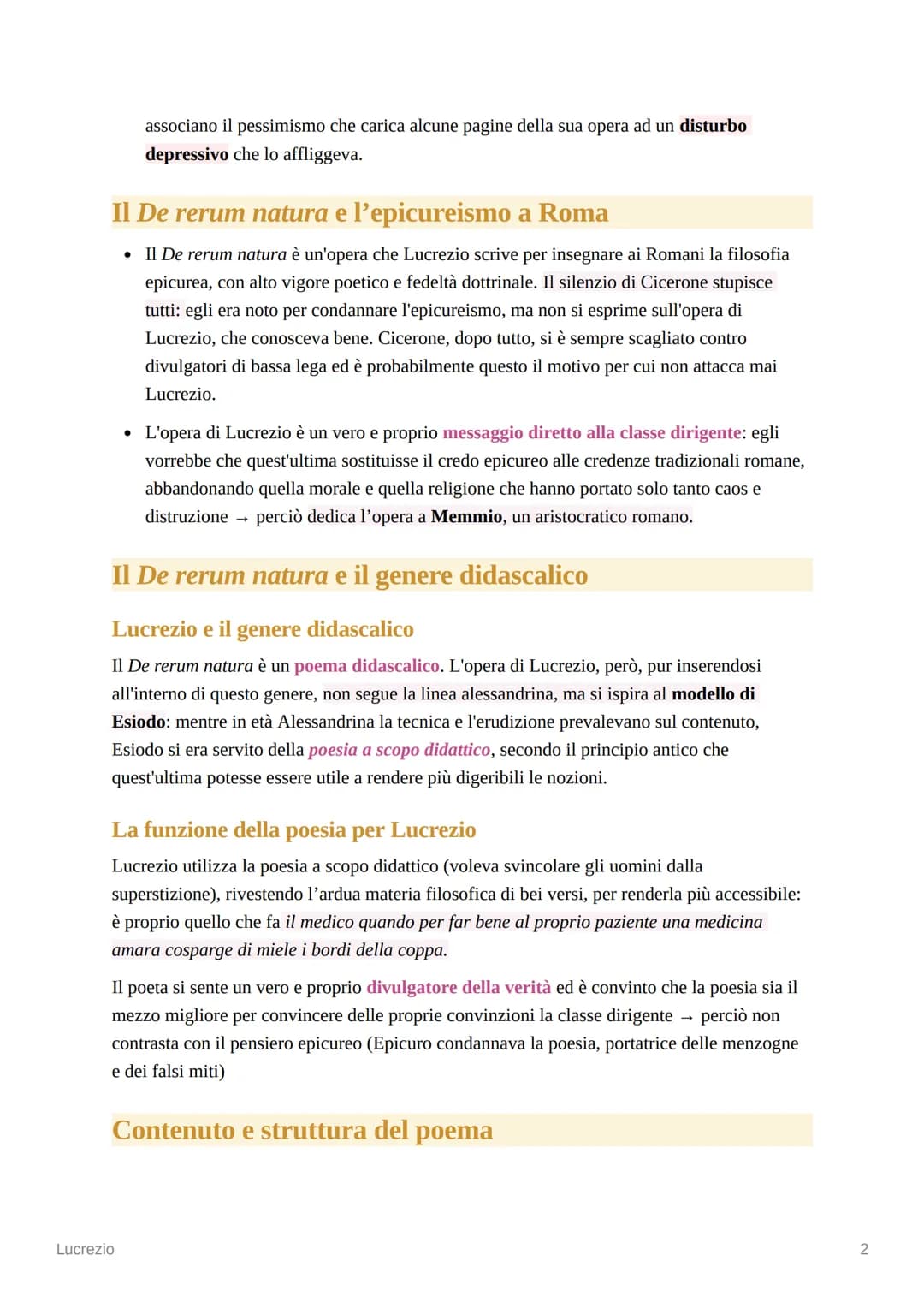 # Lucrezio
## Le notizie sulla vita
* Lucrezio è un personaggio molto misterioso: le notizie biografiche che lo riguardano,
infatti,