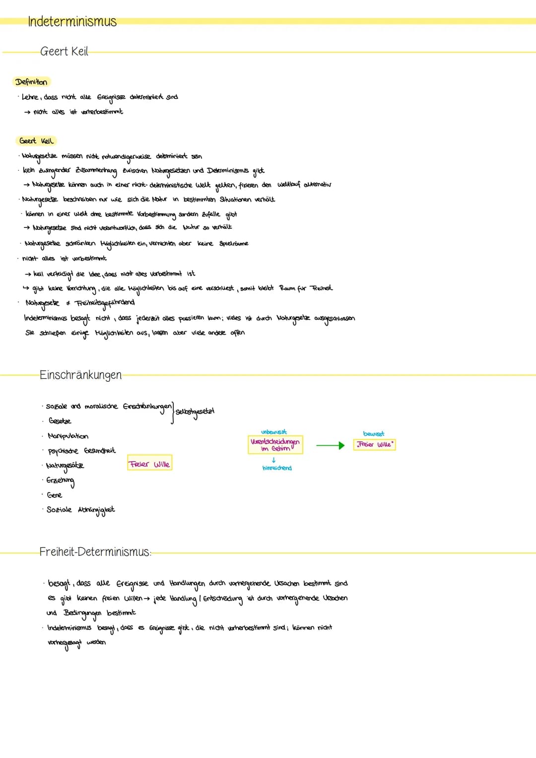 # PHILOSOPHIE B-TEST 2. SEMESTER
Substanzdualismus
Leib Seele-Problem bei Descartes:
| Seele Geist verstand | Leib - Körper | Res cogitans