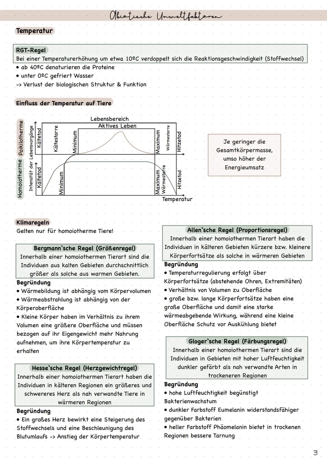 Biologie
Ökologie # Index
4. Index
2. • Umweltfaktoren
* abiotische Umweltfaktoren
* Optimumskurve
* Temperatur (RGT