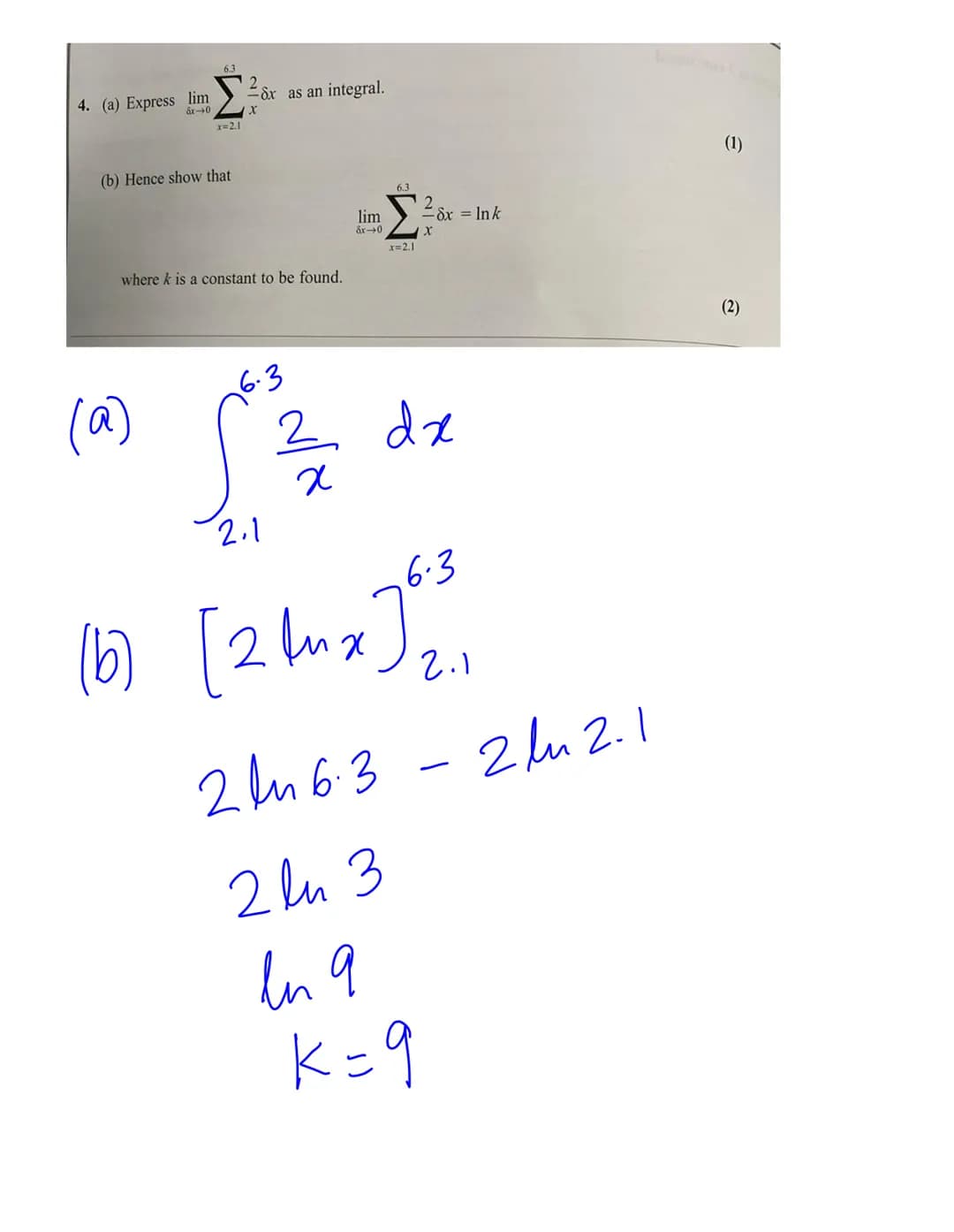 1. The point P(-2, -5) lies on the curve with equation y = f(x), xeR
Find the point to which P is mapped, when the curve with equation y = f