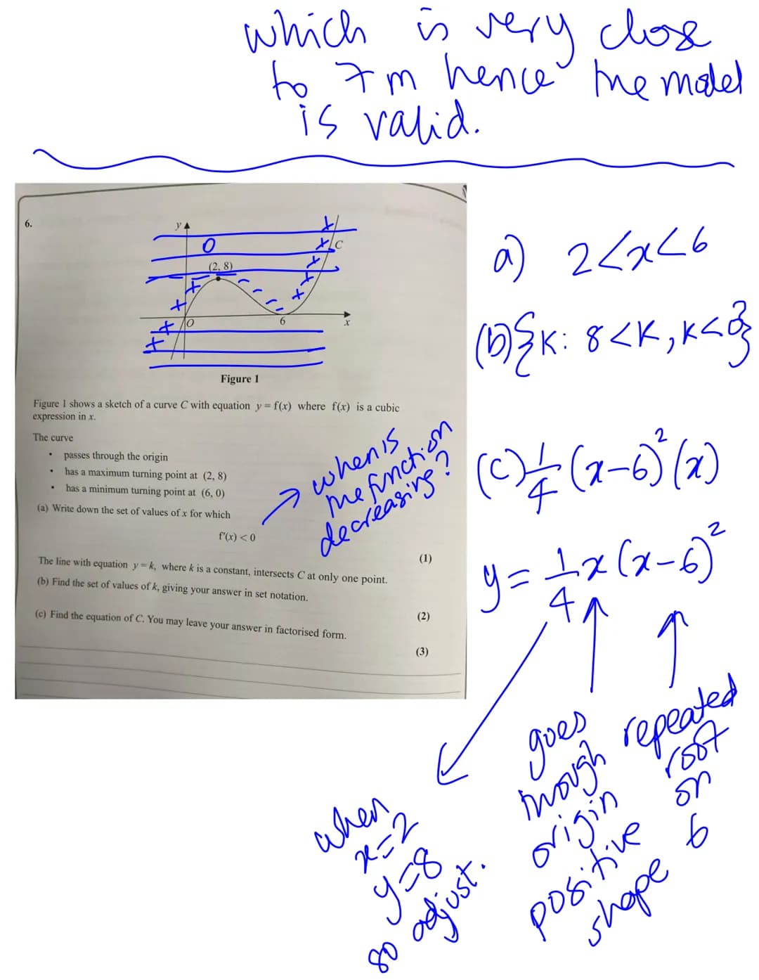 1. The point P(-2, -5) lies on the curve with equation y = f(x), xeR
Find the point to which P is mapped, when the curve with equation y = f