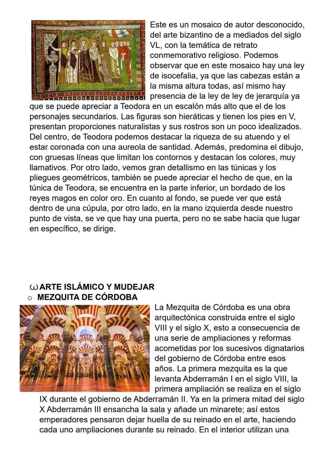 HISTORIA DEL ARTE SEGUNDO / TERCER TRIMESTRE
WARTE BIΖΑΝΤΙΝΟ
• SANTA SOFÍA DE CONSTANTINOPLA
Esta obra es del Arte bizantino, la Iglesia