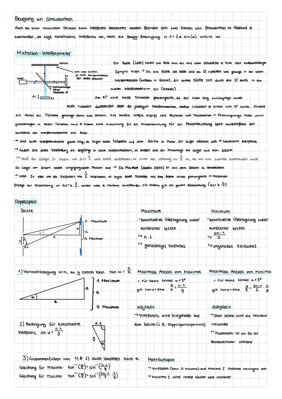 # Elektrisches Feld
Lernzettel Abitur Physik
Elektrische Feldstärke
Der Vektor E der elektrischen Feldstärke kennzeichnet die Stärke und Ri