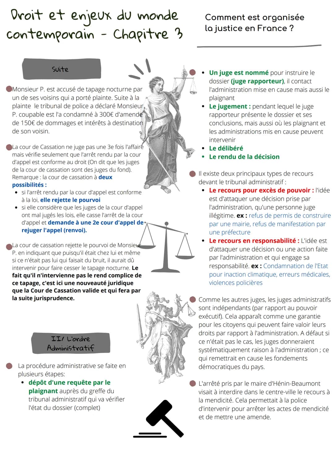 # Droit et enjeux du monde
contemporain - Chapitre 3
Comment est organisée
la justice en France?
Introduction
Pour la plupart des décisio