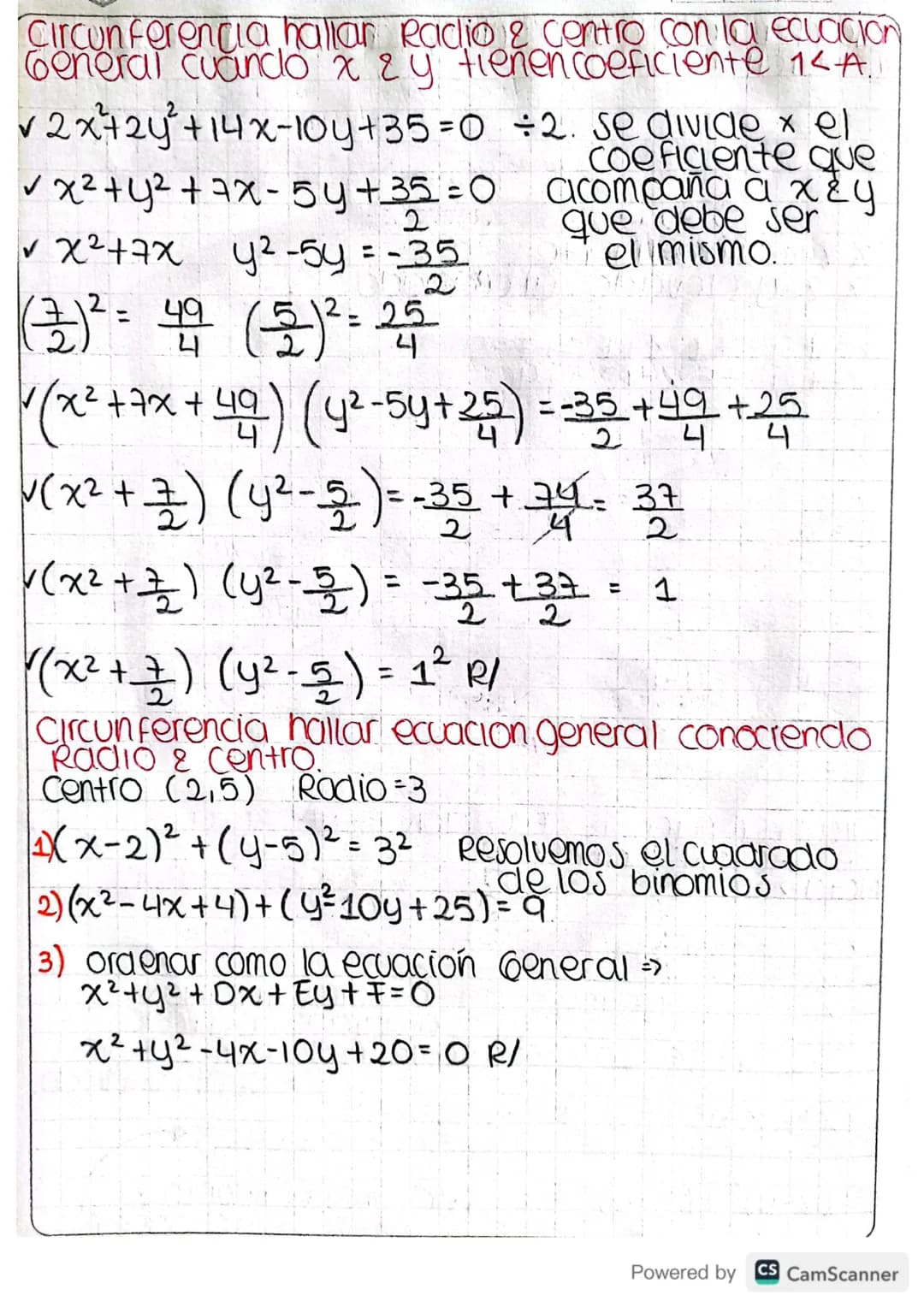 Circunferencia puntos que están en un dano que
estan a una misma astancia de un plano fijo
ilamado centro. Ia distancia de cada ounto déla
c