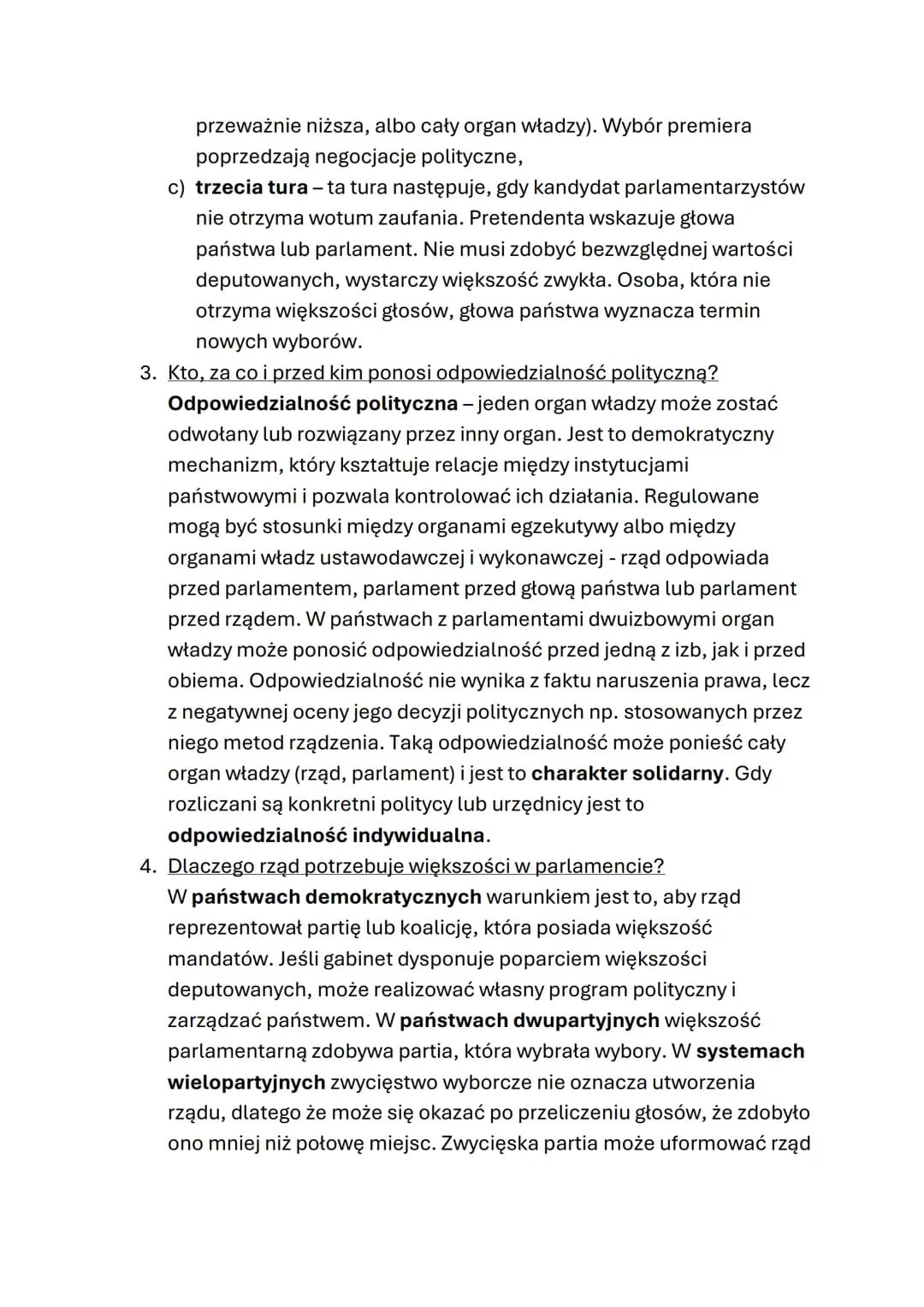 # WŁADZA WYKONAWCZA
1. Modele władzy wykonawczej
Władza wykonawcza to inaczej egzekutywa, organami są głowa
państwa i rząd. Władzę sprawu