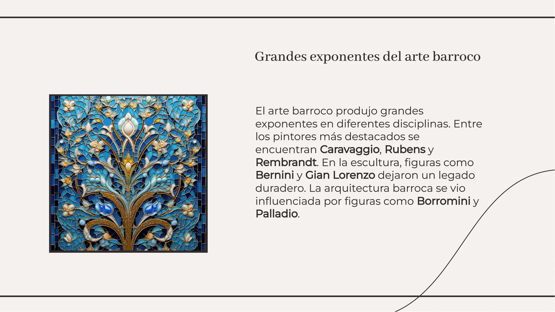 # El esplendor del arte barroco: historia y explicación Introducción al arte barroco
El arte barroco es un estilo dramático y
ornamentado q