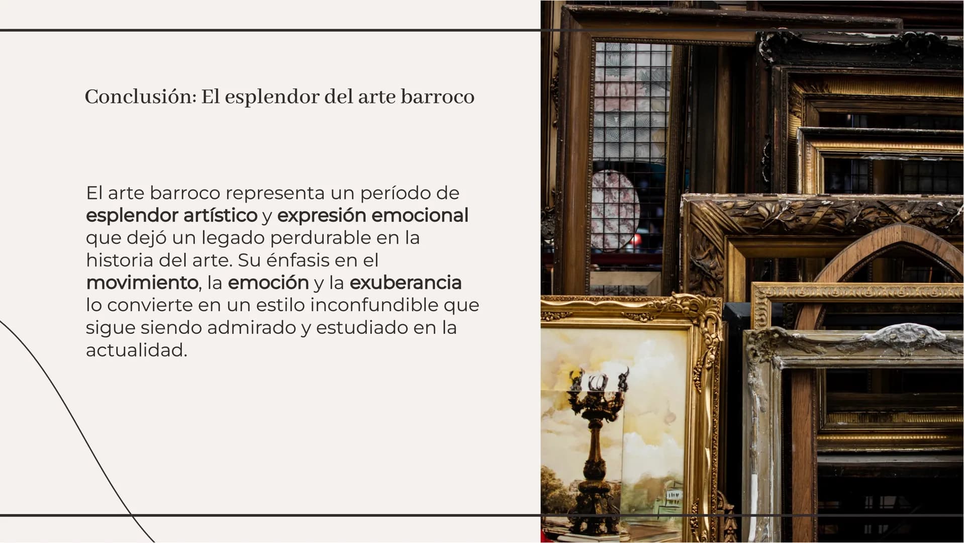 # El esplendor del arte barroco: historia y explicación Introducción al arte barroco
El arte barroco es un estilo dramático y
ornamentado q