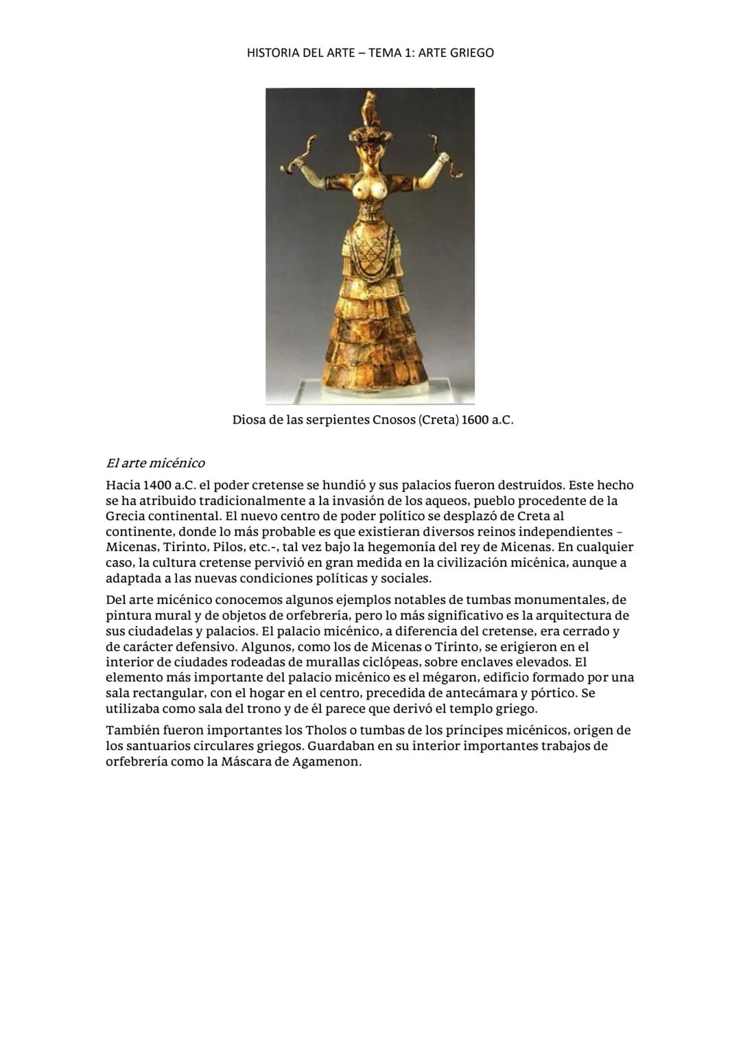 # HISTORIA DEL ARTE - TEMA 1: ARTE GRIEGO
## INTRODUCCIÓN
Antes de que el mundo helénico tuviera un papel destacado en la historia, otras