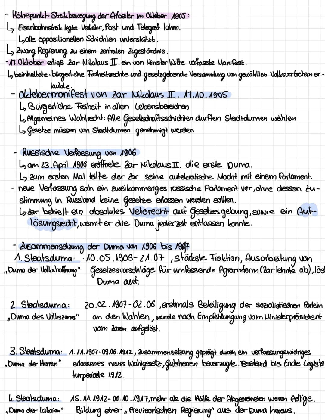 -Folktoren der Wende:
# Die Revolution von 1905
L↳ Russisch-Japanische Krieg (1984/05)
L↳ Militärexpert unterschätzten japanische Kriegspo
