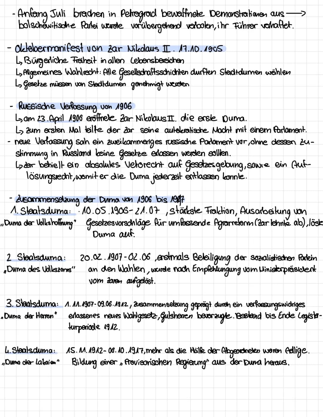 -Folktoren der Wende:
# Die Revolution von 1905
L↳ Russisch-Japanische Krieg (1984/05)
L↳ Militärexpert unterschätzten japanische Kriegspo
