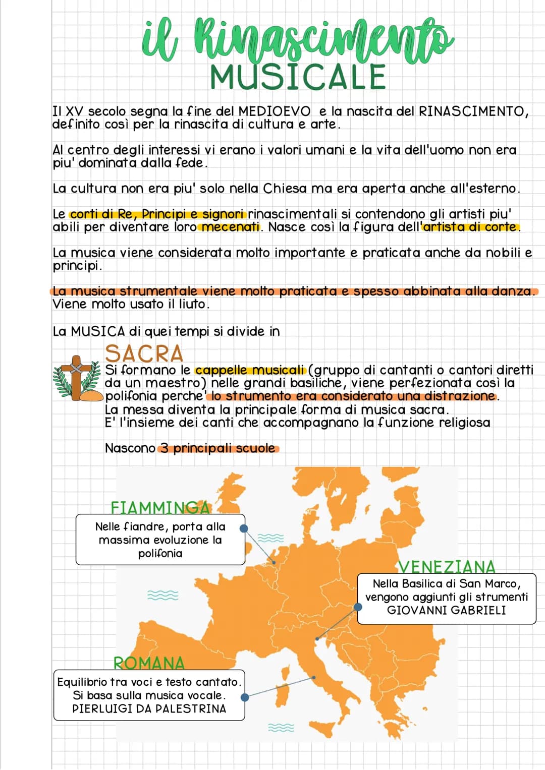 <p>Il XV secolo segna la fine del medioevo e la nascita del Rinascimento, definito così per la rinascita di cultura e arte. Al centro degli