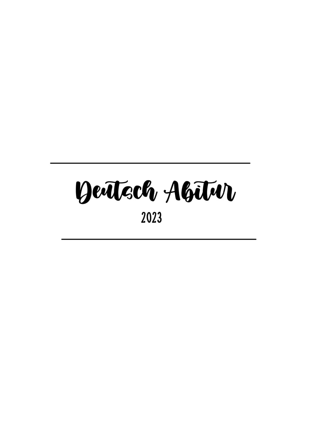 Deutsch Abitur
2023 # Sprache
- Kommunikationschance
- spiegelt gesellschaftliche stellung wider
- Identitatsstifter
- Möglichkeit der ges