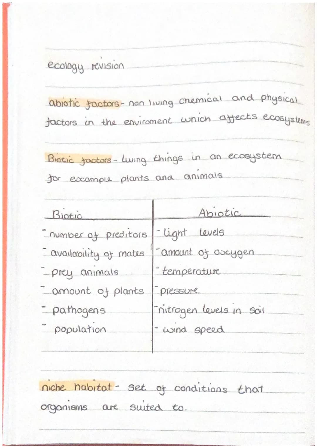 <p>Ecology is the study of organisms and their interactions with their environment. It is important to understand both biotic and abiotic f